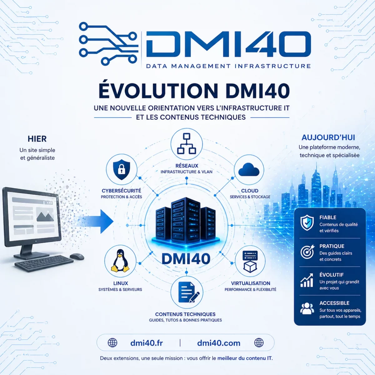 Évolution de Dmi40