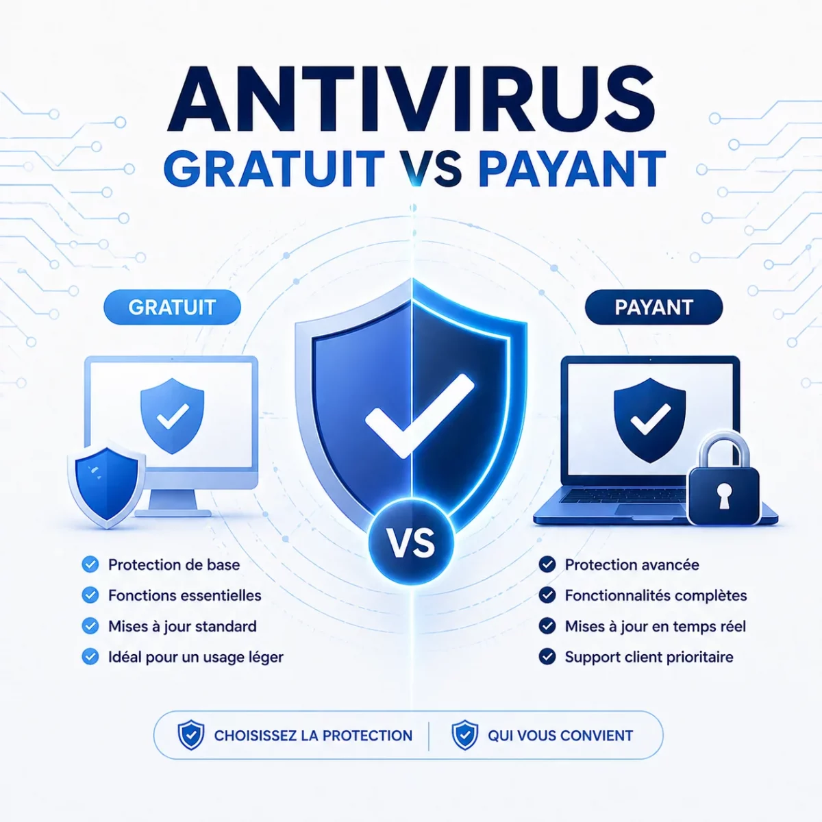 Antivirus - Gratuit vs Payant