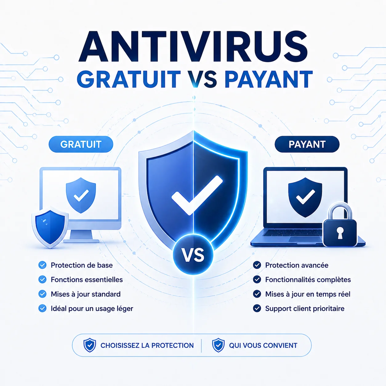 Lire la suite à propos de l’article Antivirus gratuit vs payant