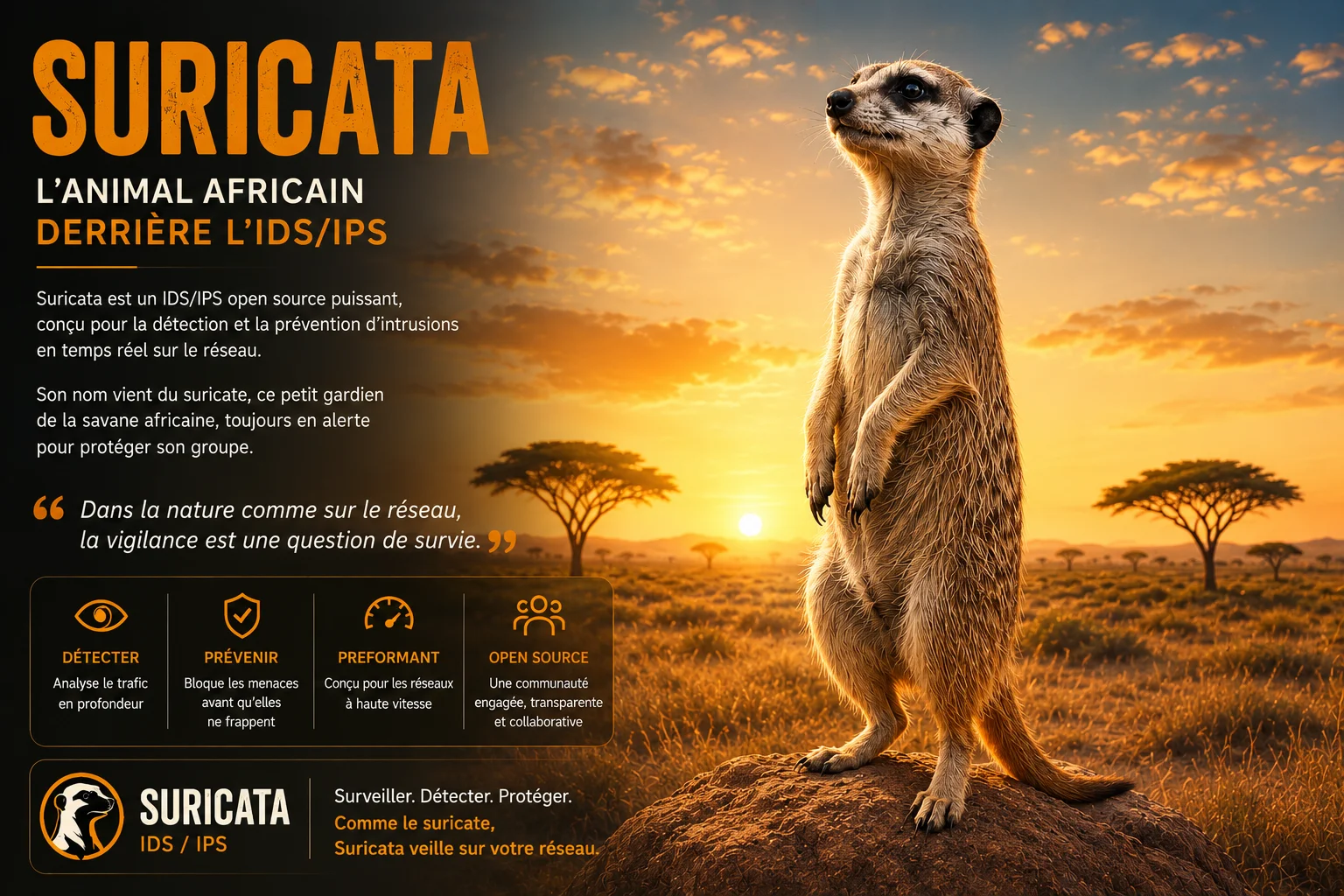 Suricata l’animal africain derrière l’IDS-IPS