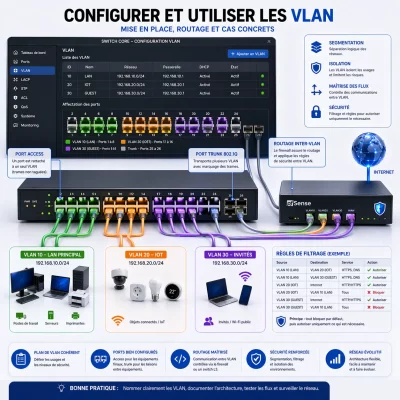 Configurer et utiliser les VLAN