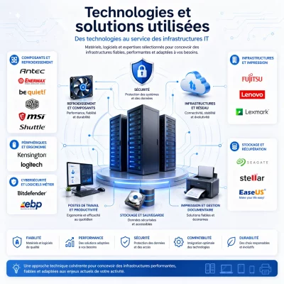 Technologies et solutions utilisées